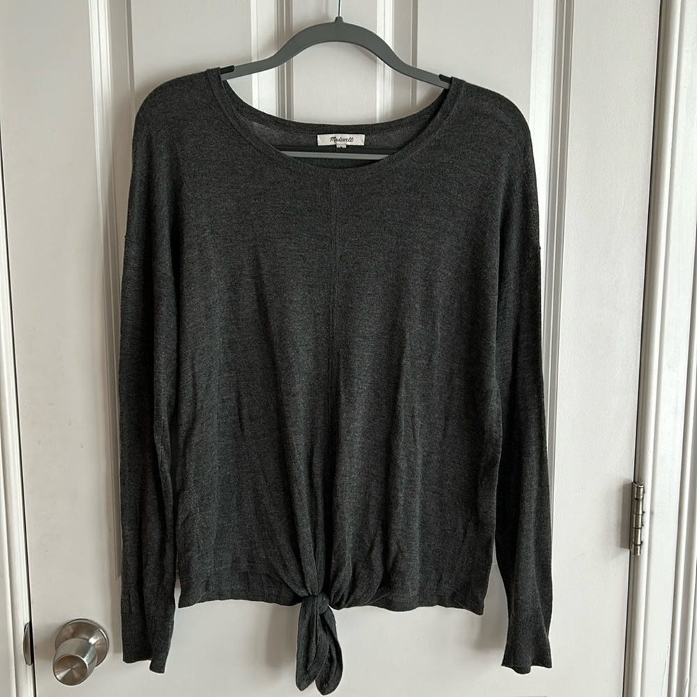 Madewell Dark Grey Lightweight Sweater